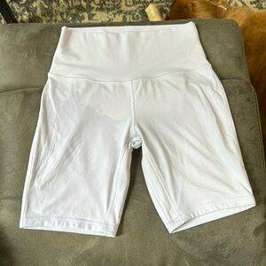 Lululemon 8” Align high rise lilac ether biker shorts